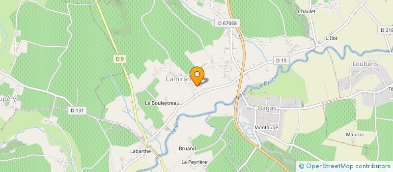 localisation de l'entreprise SCI JOYEUX  LOUPIAC-DE-LA-REOLE