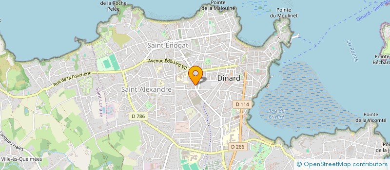 localisation de l'entreprise SCI JOYEUX  DINARD