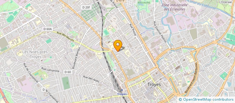 localisation de l'entreprise SCI JOYEUX LOGIS à TROYES