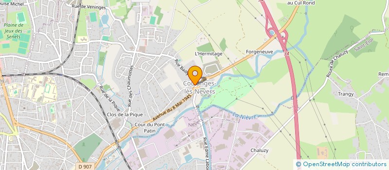 localisation de l'entreprise SCI JOZ IMMO  COULANGES-LES-NEVERS