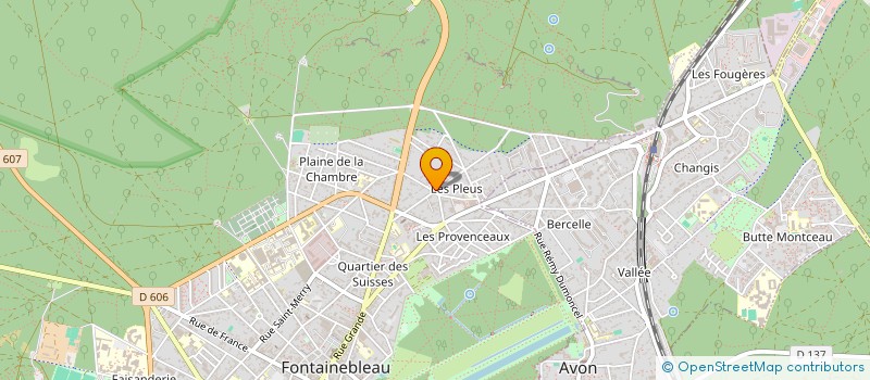 localisation de l'entreprise SCI JOZON  FONTAINEBLEAU