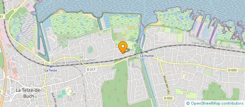 localisation de l'entreprise SCI JP à LA TESTE-DE-BUCH