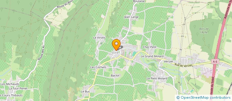 localisation de l'entreprise SCI JP à VIRE