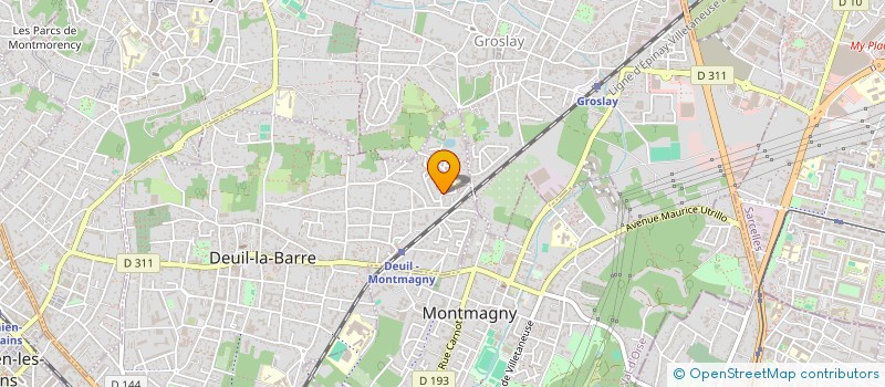 localisation de l'entreprise SCI JP  DEUIL-LA-BARRE