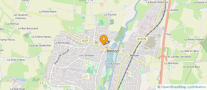 localisation de l'entreprise SCI JP BERNARD  BETTON