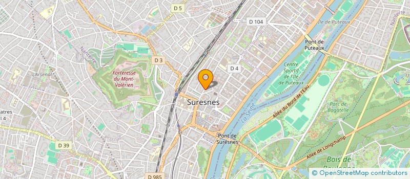 localisation de l'entreprise SCI JP&BT à SURESNES