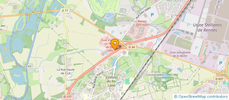 localisation de l'entreprise SCI JP-DAM  BRUZ