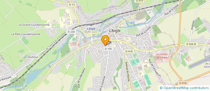 localisation de l'entreprise SCI JP.DO.MI.SY à L'AIGLE