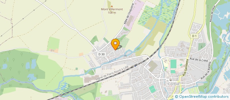 localisation de l'entreprise SCI JP ET S LES AUGUSTINS à CORBIE