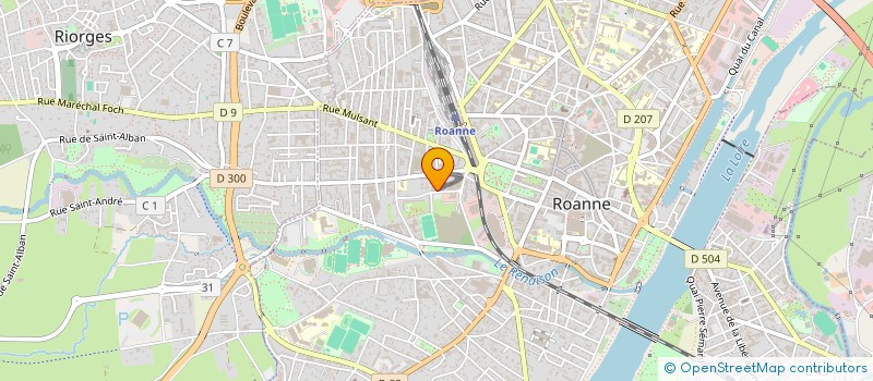 localisation de l'entreprise SCI JP.H.C.  MABLY