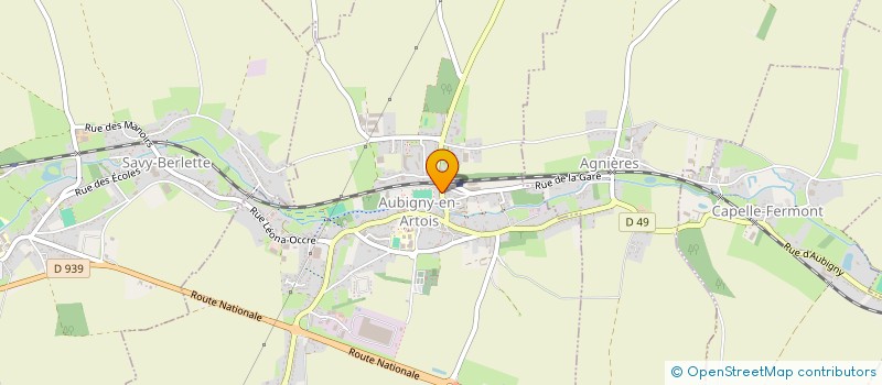 localisation de l'entreprise SCI JP INVESTISSEMENT à AUBIGNY-EN-ARTOIS