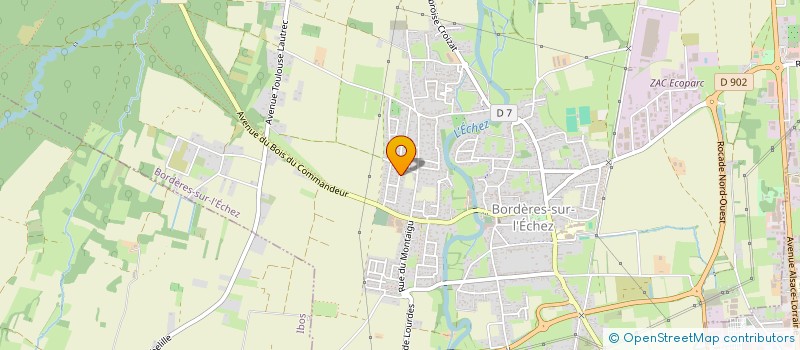 localisation de l'entreprise SCI JP LEMANOIR  BORDERES-SUR-L'ECHEZ