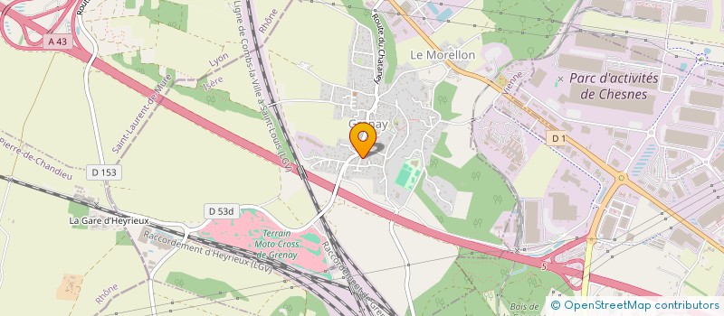 localisation de l'entreprise SCI JP2  GRENAY