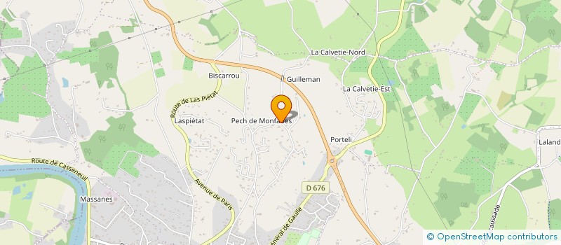localisation de l'entreprise SCI JP2  VILLENEUVE-SUR-LOT