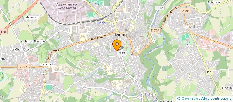 localisation de l'entreprise SCI JP2L  DINAN