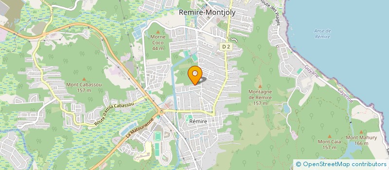 localisation de l'entreprise SCI JP2M  REMIRE-MONTJOLY