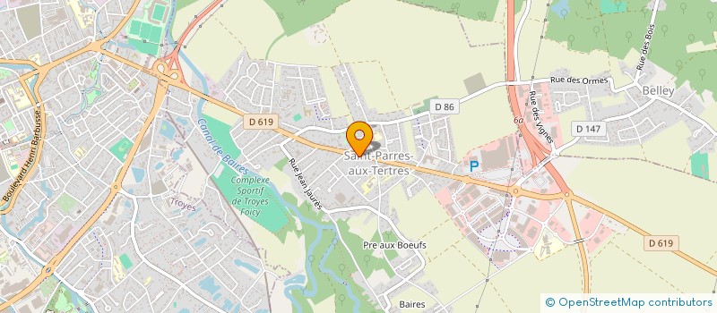 localisation de l'entreprise SCI JP3L  SAINT-PARRES-AUX-TERTRES