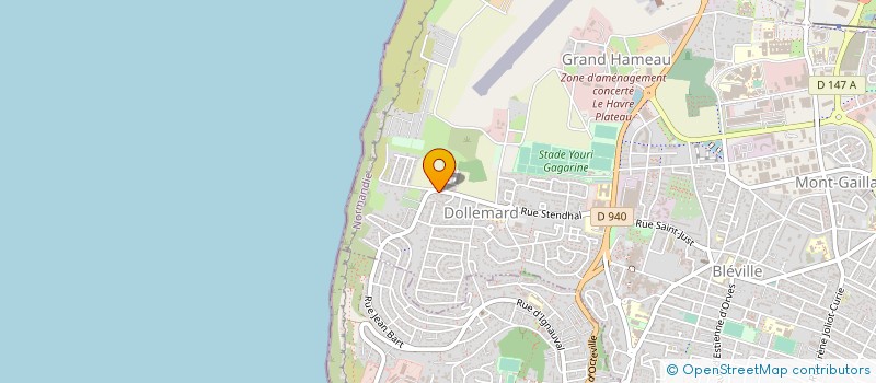 localisation de l'entreprise SCI JP57  LE HAVRE