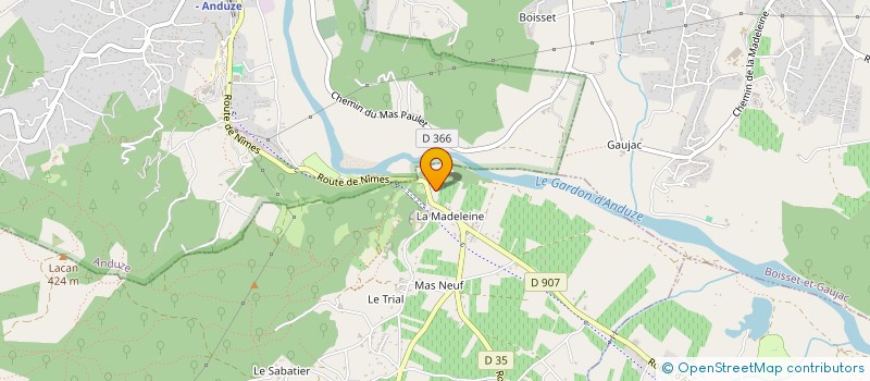 localisation de l'entreprise SCI JPA  TORNAC