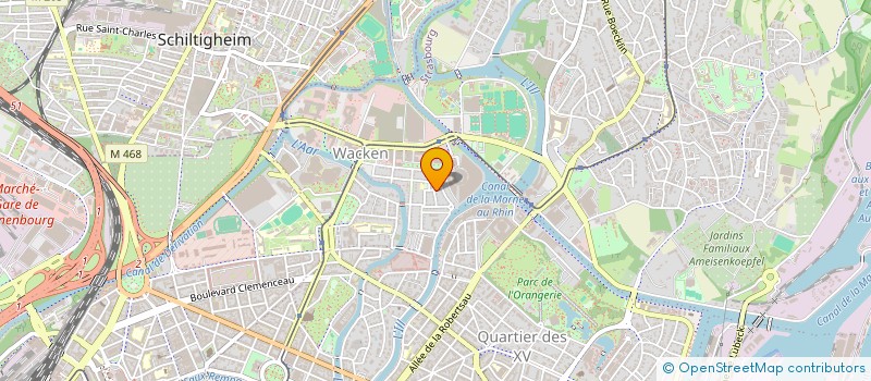 localisation de l'entreprise SCI JPA  STRASBOURG