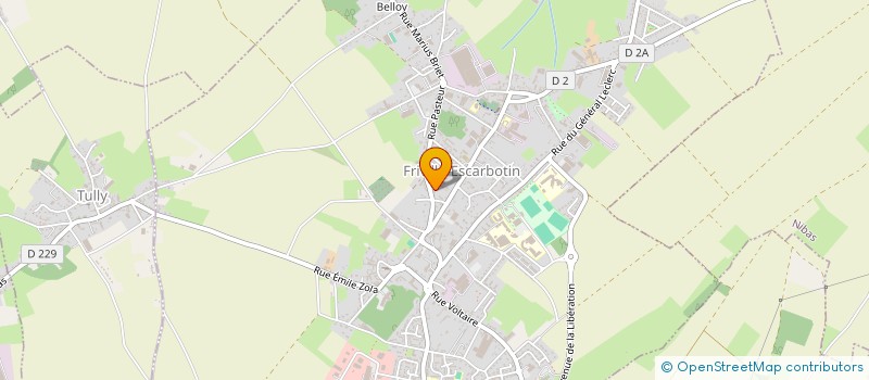 localisation de l'entreprise SCI JPA  FRIVILLE-ESCARBOTIN