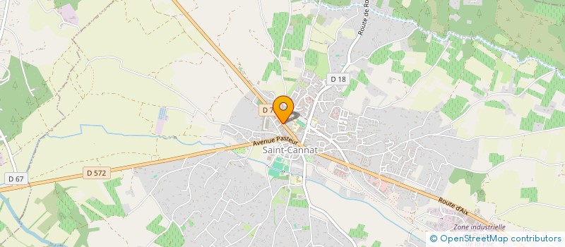 localisation de l'entreprise SCI JPA  SAINT-CANNAT