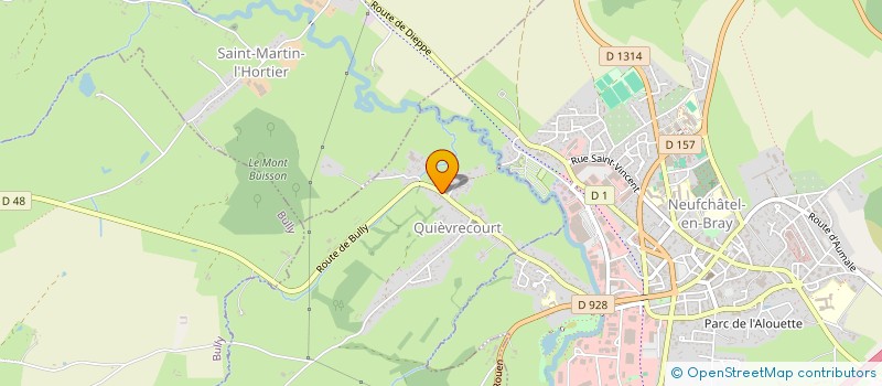 localisation de l'entreprise SCI JPA DE LA COTE  QUIEVRECOURT