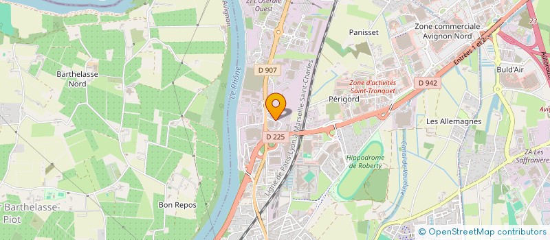 localisation de l'entreprise SCI JPAC  LE PONTET