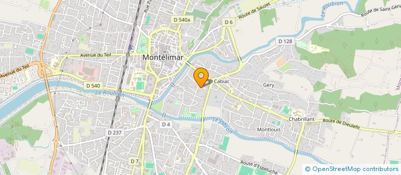 localisation de l'entreprise SCI JPAM à MONTELIMAR