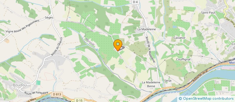 localisation de l'entreprise SCI JPAM.IMMOBILIER  BOUDOU