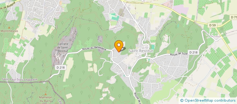 localisation de l'entreprise SCI JPAT  SAINT-RESTITUT