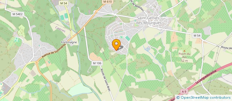 localisation de l'entreprise SCI JPB  SAINT-GENIES-DES-MOURGUES