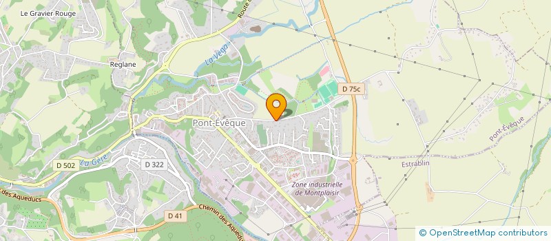 localisation de l'entreprise SCI JPB  PONT-EVEQUE