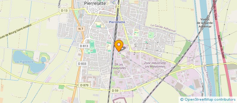 localisation de l'entreprise SCI JPBP à PIERRELATTE