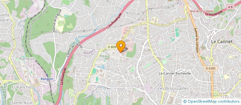 localisation de l'entreprise SCI JPC à LE CANNET