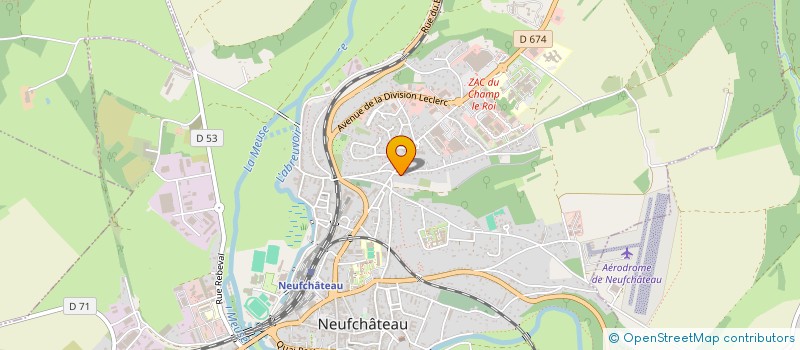 localisation de l'entreprise SCI JPC à NEUFCHATEAU