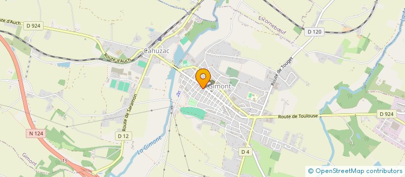 localisation de l'entreprise SCI JPC  GIMONT