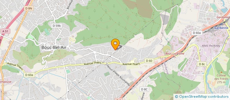 localisation de l'entreprise SCI JPC à BOUC-BEL-AIR