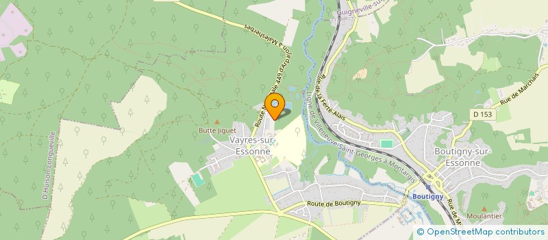 localisation de l'entreprise SCI JPC  VAYRES-SUR-ESSONNE