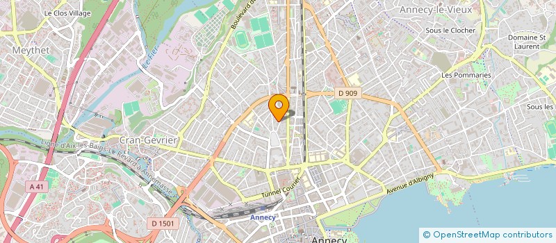 localisation de l'entreprise SCI   JPC  ADAM  ANNECY