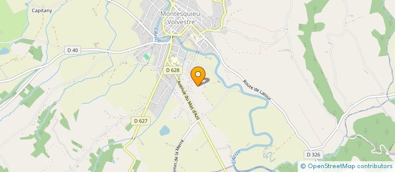 localisation de l'entreprise SCI JPC MONTESQUIVIENNE  MONTESQUIEU-VOLVESTRE