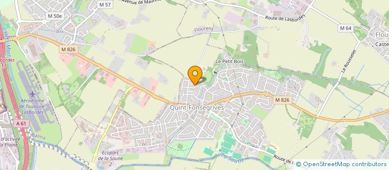 localisation de l'entreprise SCI JPCA  QUINT-FONSEGRIVES