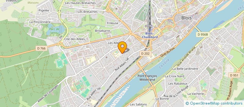 localisation de l'entreprise SCI JPCL  BLOIS