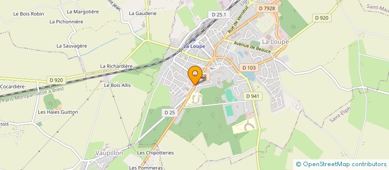 localisation de l'entreprise SCI JPCM à LA LOUPE