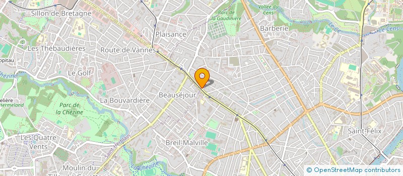 localisation de l'entreprise SCI JPCM à NANTES