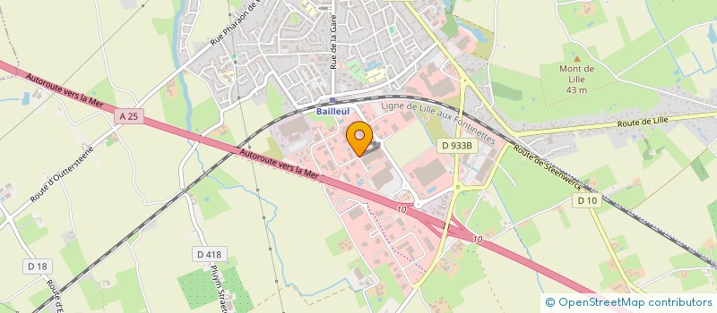 localisation de l'entreprise SCI JPCM à BAILLEUL