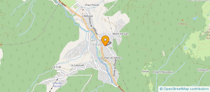 localisation de l'entreprise SCI JPE  SAINT JEAN D'AULPS