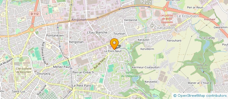 localisation de l'entreprise SCI JPEP  BREST