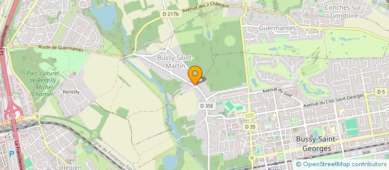 localisation de l'entreprise SCI JPERIC  BUSSY-SAINT-GEORGES