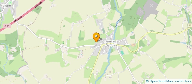 localisation de l'entreprise SCI JPF  CHEMIRE-LE-GAUDIN